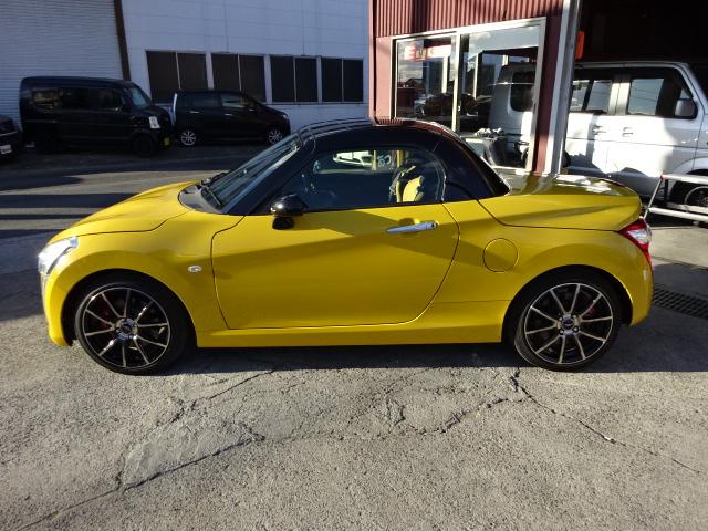 コペン ローブ ブラックインテリアパック/フルセグメモリーナビ/バケットシート/4輪ブレーキキャリパー/フルチタンマフラー/車高調/社外ECU/社外ラジエター/社外オイルクーラー/ロールケージ/オートルーフキット(9枚目)