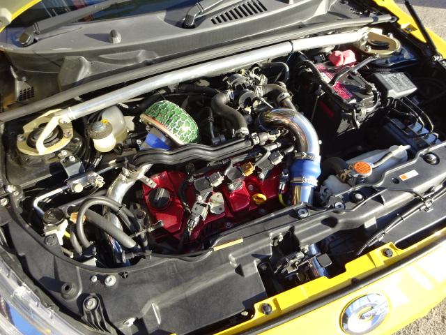 コペン ローブ ブラックインテリアパック/フルセグメモリーナビ/バケットシート/4輪ブレーキキャリパー/フルチタンマフラー/車高調/社外ECU/社外ラジエター/社外オイルクーラー/ロールケージ/オートルーフキット(72枚目)