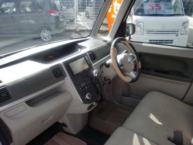 タント Ｘ　スマートセレクションＳＡ　純正ナビ　地デジ　フルセグ　ＤＶＤ再生　ＥＴＣ　ステアリングリモコン　Ｒカメラ　ＬＨパワースライドドア　スマートキー　プッシュスタート　エアーバック　ＡＢＳ　アイドリングストップ（17枚目）