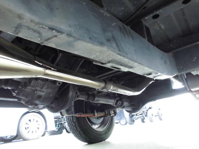 ジムニー ＦＫ　希少幌車！！ディスクブレーキ、フルトラ、メタルワークスナカミチタコ足、Ｊ’ｓワンオフ　ステンレス＆チタンチャンバーカヤバ減衰量調整式ショック、テールランプガード、クリアウィンカー（27枚目）