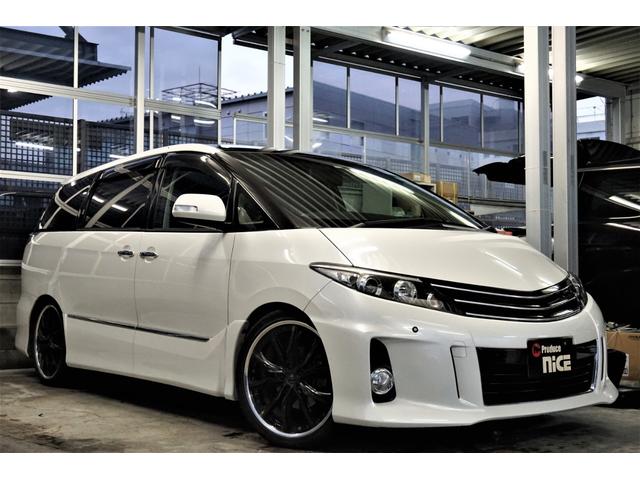 アエラスレザー20アルミ車高調サンルーフ純正ナビ後席モニタ(5枚目)