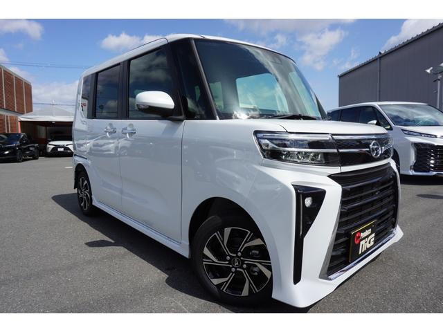 カスタムＸ　届出済未使用車　新型モデル　両側パワースライドドア　シートヒーター　衝突軽減ブレーキ　クリアランスソナー　アイドリングストップ　ＬＥＤヘッドライト　電動パーキングブレーキ　ミラクルオープンドア　禁煙車(5枚目)