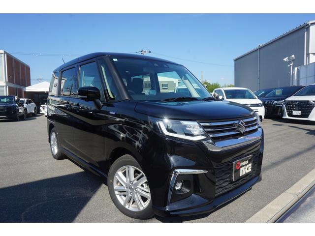 ソリオ ハイブリッドＭＺ　９インチディスプレイオーディオ　全方位モニター付きナビ　ヘッドアップディスプレイ　アダプティブクルーズコントロール　両側電動スライドドア　シートヒーター　衝突軽減ブレーキ　障害物センサー（8枚目）