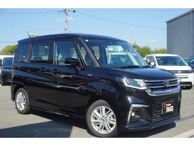 ソリオ ハイブリッドＭＺ　９インチディスプレイオーディオ　全方位モニター付きナビ　ヘッドアップディスプレイ　アダプティブクルーズコントロール　両側電動スライドドア　シートヒーター　衝突軽減ブレーキ　障害物センサー（67枚目）