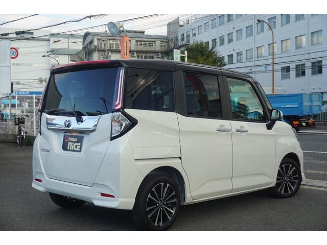 ルーミー カスタムG-T 9インチディスプレイ パノラミックビューモニター 両側パワースライドドア アダプティブクルーズコントロール ETC LEDヘッド シートヒーター 純正アルミ 衝突軽減ブレーキ 電子パーキングブレーキ(7枚目)