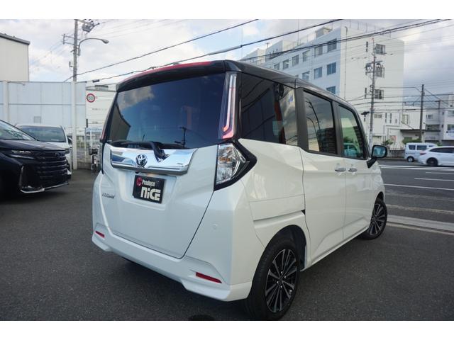 ルーミー カスタムG-T 9インチディスプレイ パノラミックビューモニター 両側パワースライドドア アダプティブクルーズコントロール LEDヘッドライト シートヒーター 純正アルミ 衝突軽減ブレーキ 電子パーキングブレーキ(6枚目)