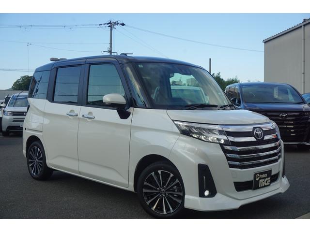 ルーミー カスタムG-T 9インチディスプレイ パノラミックビューモニター 両側パワースライドドア アダプティブクルーズコントロール LEDヘッドライト シートヒーター 純正アルミ 衝突軽減ブレーキ 電子パーキングブレーキ(62枚目)