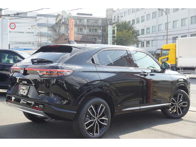 ヴェゼル ｅ：ＨＥＶ　Ｚ　登録済未使用　ホンダセンシング　パワーバックドア　ハーフレザーシート　バックカメラ　クルーズコントロール　ＬＥＤヘッドライト　ステアリングヒーター　シートヒーター　オートエアコン　禁煙車（75枚目）