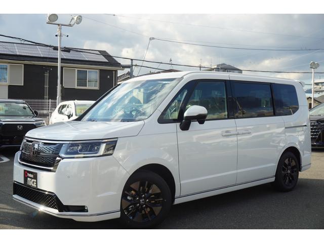 ステップワゴン スパーダ　登録済み未使用車　両側パワースライドドア　電動パワーバックドア　ＬＥＤヘッドライト　ブラインドスポットモニター　シートヒーター　オットマンシート　レーダークルーズコントロール　衝突軽減ブレーキ（43枚目）