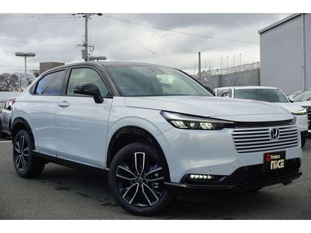 ヴェゼル ｅ：ＨＥＶ　Ｚ・ＰＬａＹパッケージ　登録済未使用車　Ｈｏｎｄａ　ＣＯＮＮＥＣＴディスプレー　ブラインドスポットモニター　ＬＥＤヘッドライト　シートヒーター　ビルトインＥＴＣ２．０　バックモニター　ハンズフリーアクセスパワーテールゲート（9枚目）