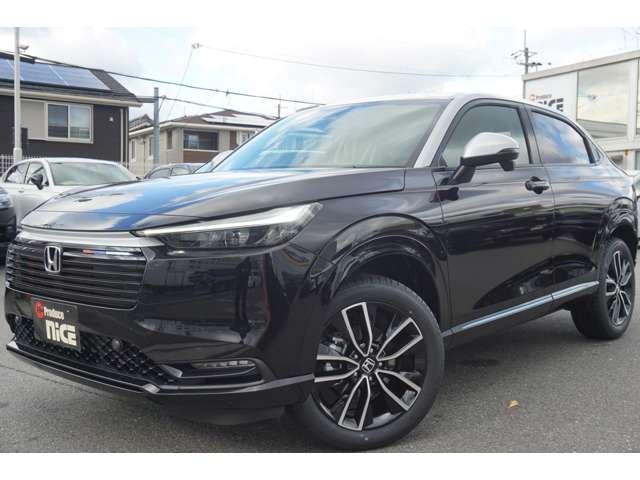 ヴェゼル ｅ：ＨＥＶ　Ｚ・ＰＬａＹパッケージ　登録済未使用車　Ｈｏｎｄａ　ＣＯＮＮＥＣＴディスプレー　ブラインドスポットモニター　ＬＥＤヘッドライト　シートヒーター　ビルトインＥＴＣ２．０　バックモニター　ハンズフリーアクセスパワーテールゲート（5枚目）