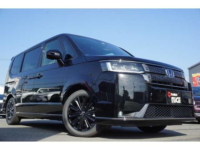 ステップワゴン ｅＨＥＶスパーダプレミアムラインブラックエディション　登録済未使用　全周囲カメラ　左右パワースライドドア　パワーバックドア　シートヒーター　リア独立エアコン　専用スエード調インテリア（41枚目）