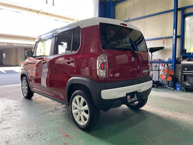 ハスラー Jスタイル ワンオーナー車 社外ナビ地デジ ETC 社外15AW 革調シートカバー プッシュスタート スマートキー キセノンヘッドライト フォグランプ レーダーブレーキサポート ステアリングリモコン オートライト(11枚目)