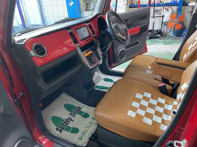 ハスラー Jスタイル ワンオーナー車 社外ナビ地デジ ETC 社外15AW 革調シートカバー プッシュスタート スマートキー キセノンヘッドライト フォグランプ レーダーブレーキサポート ステアリングリモコン オートライト(42枚目)