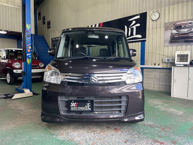 スペーシア Ｘリミテッド　純正ナビワンセグ　純正エアロ　両側パワースライド　シートヒーター　純正ＨＩＤヘッド　スマートキー　レーダーブレーキサポート　プッシュスタート　ステリモ　純正アルミ　オートライト　アイドリングストップ（6枚目）