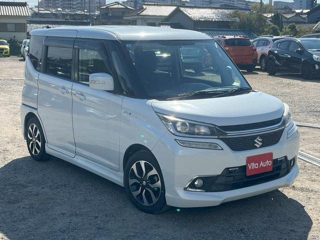 ソリオバンディット ハイブリッドMV SDナビ フルセグTV リアカメラ スマートキー LEDヘッドライト 両側パワスラ シートヒーター Bluetooth 純正15インチアルミ ETC(2枚目)