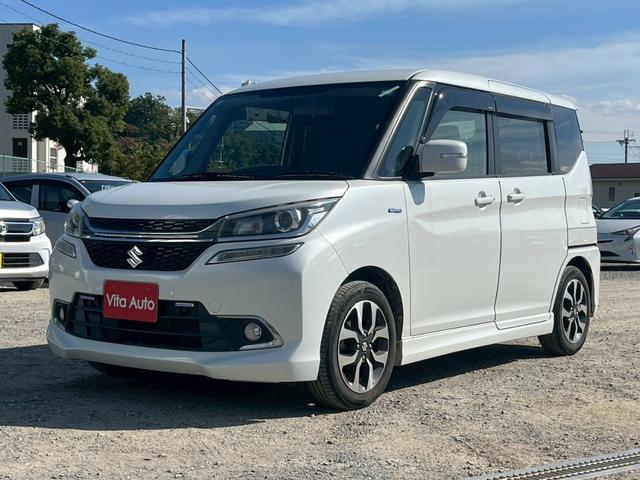 ソリオバンディット ハイブリッドMV SDナビ フルセグTV リアカメラ スマートキー LEDヘッドライト 両側パワスラ シートヒーター Bluetooth 純正15インチアルミ ETC(5枚目)