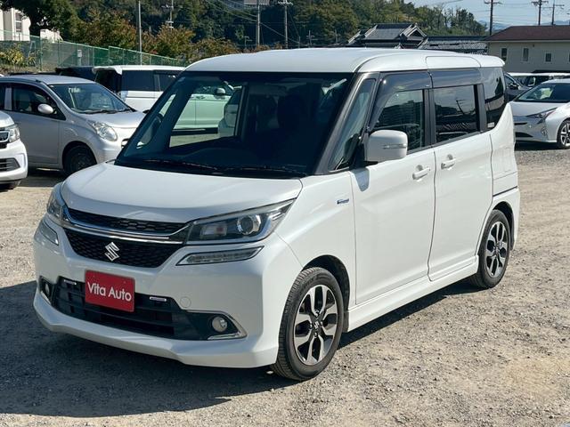 ソリオバンディット ハイブリッドMV SDナビ フルセグTV リアカメラ スマートキー LEDヘッドライト 両側パワスラ シートヒーター Bluetooth 純正15インチアルミ ETC(6枚目)