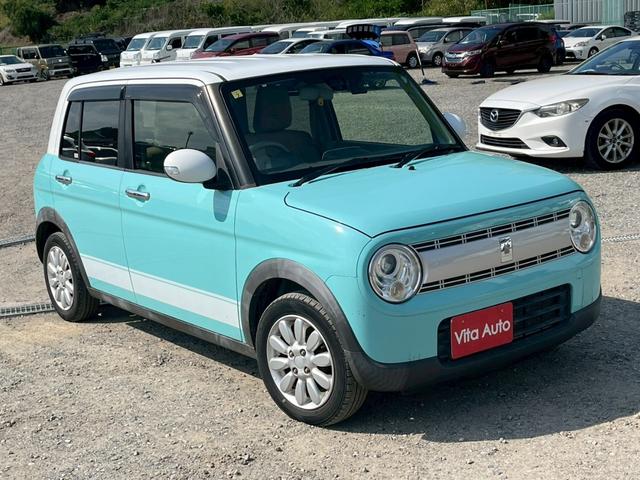 アルトラパン X スマートキー HIDヘッドライト 衝突軽減ブレーキ 前後ドライブレコーダー シートヒーター 純正14インチアルミ ETC(5枚目)