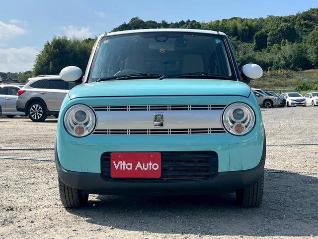 アルトラパン X スマートキー HIDヘッドライト 衝突軽減ブレーキ 前後ドライブレコーダー シートヒーター 純正14インチアルミ ETC(6枚目)