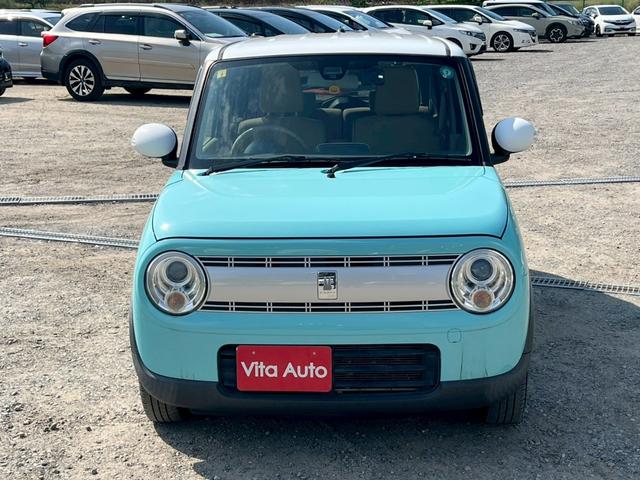 アルトラパン X スマートキー HIDヘッドライト 衝突軽減ブレーキ 前後ドライブレコーダー シートヒーター 純正14インチアルミ ETC(7枚目)