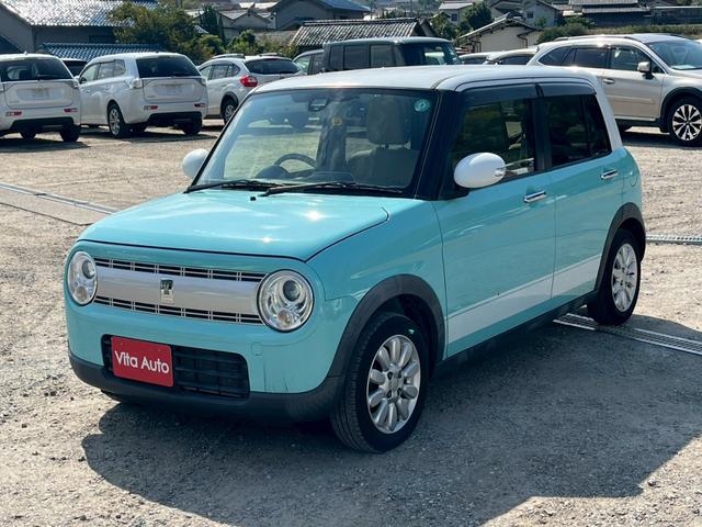 アルトラパン X スマートキー HIDヘッドライト 衝突軽減ブレーキ 前後ドライブレコーダー シートヒーター 純正14インチアルミ ETC(9枚目)