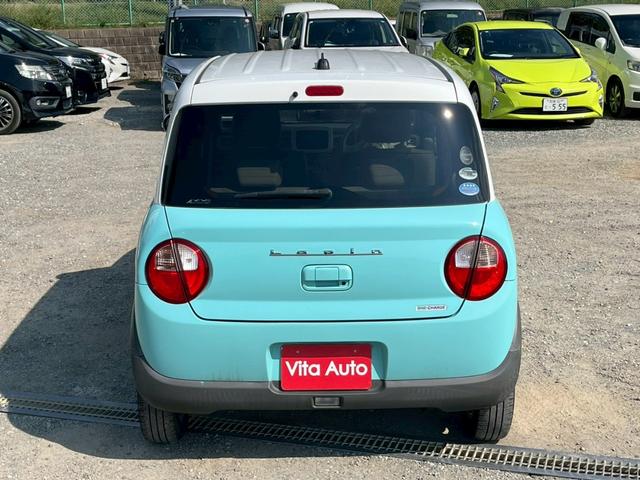 アルトラパン X スマートキー HIDヘッドライト 衝突軽減ブレーキ 前後ドライブレコーダー シートヒーター 純正14インチアルミ ETC(13枚目)