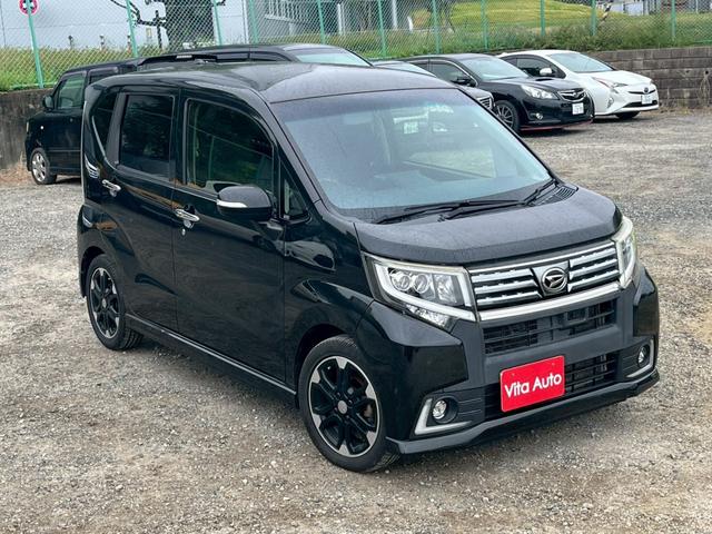 ムーヴ カスタム　ＲＳ　ハイパーＳＡ　ＳＤナビ　リアカメラ　フルセグＴＶ　スマートキー　ＬＥＤヘッドライト　衝突軽減ブレーキ　Ｂｌｕｅｔｏｏｔｈ　純正アルミ　ＥＴＣ（2枚目）