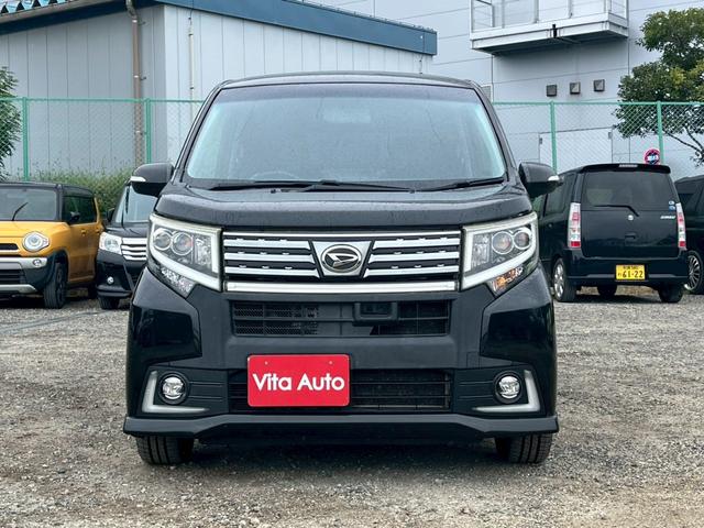 ムーヴ カスタム　ＲＳ　ハイパーＳＡ　ＳＤナビ　リアカメラ　フルセグＴＶ　スマートキー　ＬＥＤヘッドライト　衝突軽減ブレーキ　Ｂｌｕｅｔｏｏｔｈ　純正アルミ　ＥＴＣ（3枚目）
