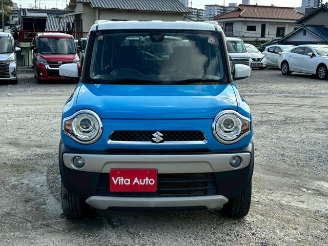 ハスラー X メモリーナビ ワンセグTV スマートキー HIDヘッドライト 衝突軽減ブレーキ シートヒーター 純正15インチアルミ ETC(4枚目)