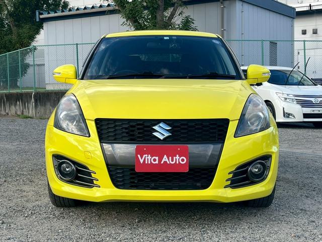 スイフトスポーツ ベースグレード SDナビ フルセグTV スマートキー HIDヘッドライト 前後ドラレコ Bluetooth クルコン 純正17インチアルミ ETC(3枚目)