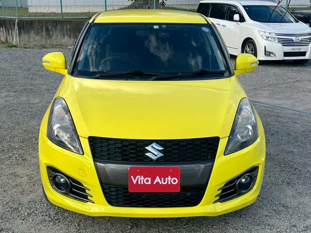 スイフトスポーツ ベースグレード SDナビ フルセグTV スマートキー HIDヘッドライト 前後ドラレコ Bluetooth クルコン 純正17インチアルミ ETC(4枚目)