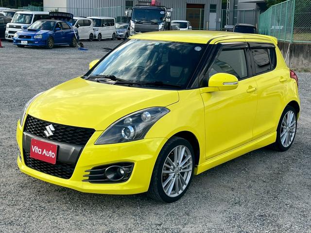 スイフトスポーツ ベースグレード SDナビ フルセグTV スマートキー HIDヘッドライト 前後ドラレコ Bluetooth クルコン 純正17インチアルミ ETC(6枚目)