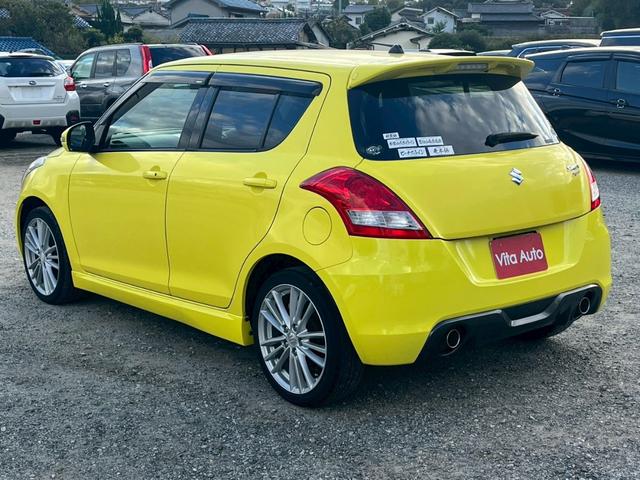 スイフトスポーツ ベースグレード SDナビ フルセグTV スマートキー HIDヘッドライト 前後ドラレコ Bluetooth クルコン 純正17インチアルミ ETC(8枚目)