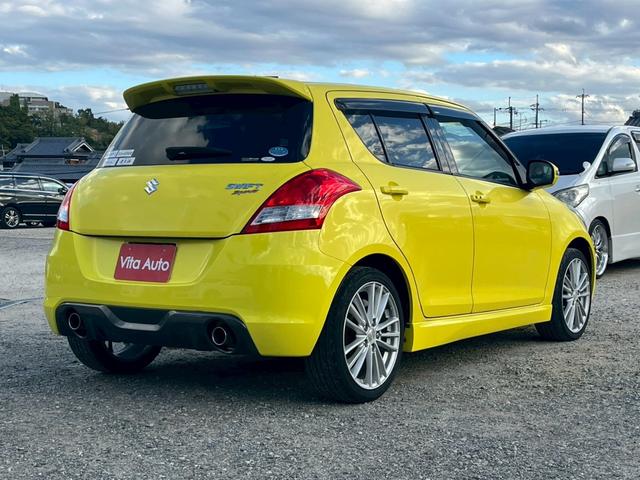 スイフトスポーツ ベースグレード SDナビ フルセグTV スマートキー HIDヘッドライト 前後ドラレコ Bluetooth クルコン 純正17インチアルミ ETC(11枚目)