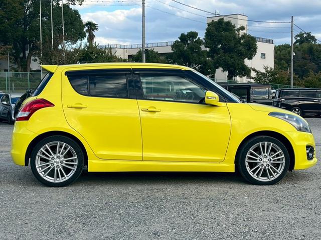 スイフトスポーツ ベースグレード SDナビ フルセグTV スマートキー HIDヘッドライト 前後ドラレコ Bluetooth クルコン 純正17インチアルミ ETC(13枚目)