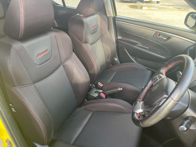 スイフトスポーツ ベースグレード SDナビ フルセグTV スマートキー HIDヘッドライト 前後ドラレコ Bluetooth クルコン 純正17インチアルミ ETC(34枚目)