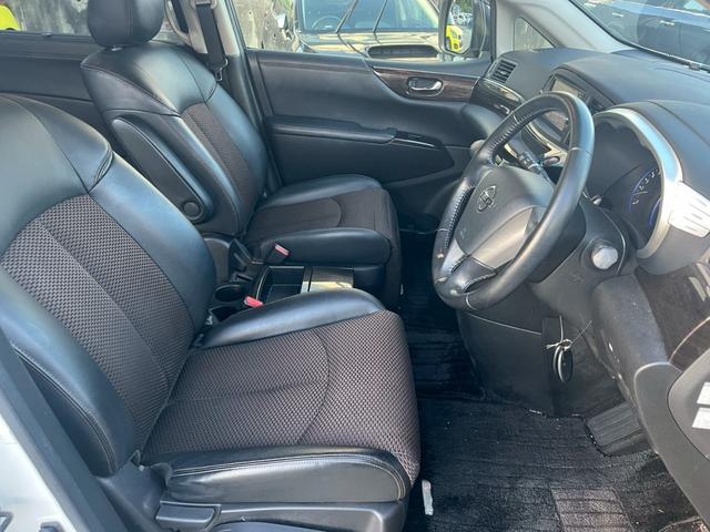 エルグランド 250ハイウェイスター SDナビ フルセグTV リアカメラ フリップダウンモニター スマートキー HIDヘッドライト 片側パワスラ Bluetooth 純正18インチアルミ ETC(38枚目)