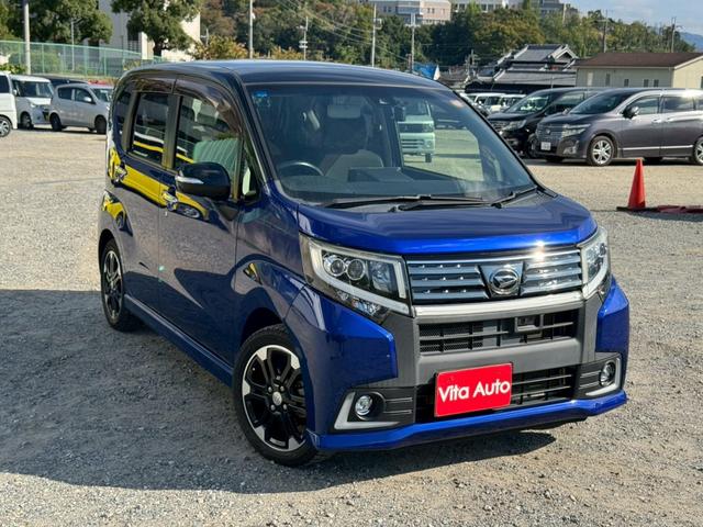 ムーヴ カスタム RS ハイパーSAII メモリーナビ フルセグTV リアカメラ スマートキー LEDヘッドライト 衝突軽減ブレーキ 前後ドラレコ Bluetooth 純正15インチアルミ ETC(2枚目)