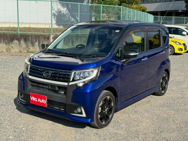 ムーヴ カスタム RS ハイパーSAII メモリーナビ フルセグTV リアカメラ スマートキー LEDヘッドライト 衝突軽減ブレーキ 前後ドラレコ Bluetooth 純正15インチアルミ ETC(6枚目)