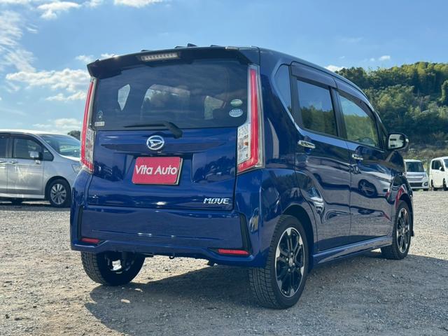 ムーヴ カスタム RS ハイパーSAII メモリーナビ フルセグTV リアカメラ スマートキー LEDヘッドライト 衝突軽減ブレーキ 前後ドラレコ Bluetooth 純正15インチアルミ ETC(13枚目)