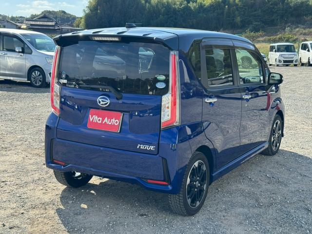 ムーヴ カスタム RS ハイパーSAII メモリーナビ フルセグTV リアカメラ スマートキー LEDヘッドライト 衝突軽減ブレーキ 前後ドラレコ Bluetooth 純正15インチアルミ ETC(14枚目)