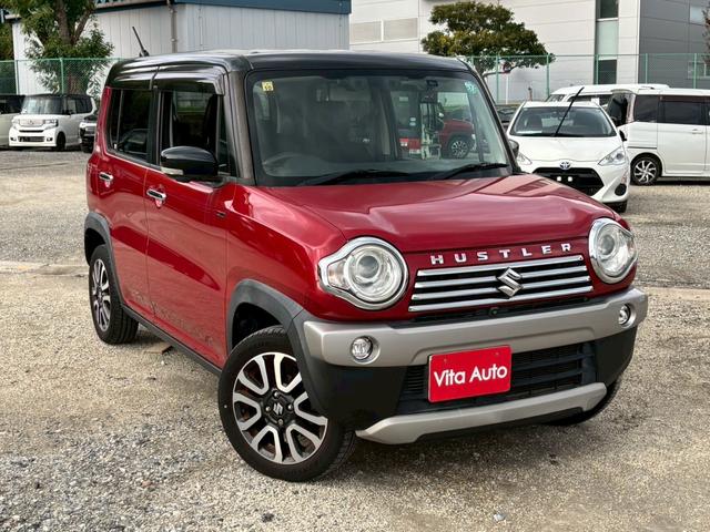 ハスラー JスタイルIIターボ 4WD メモリーナビ フルセグTV 全方位カメラ スマートキー HIDヘッドライト 衝突軽減ブレーキ 前後ドラレコ シートヒーター Bluetooth クルコン 純正15インチアルミ ETC(2枚目)