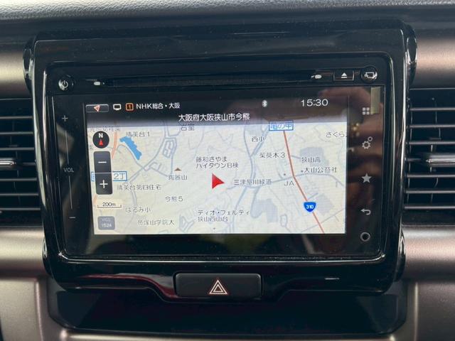 ハスラー JスタイルIIターボ 4WD メモリーナビ フルセグTV 全方位カメラ スマートキー HIDヘッドライト 衝突軽減ブレーキ 前後ドラレコ シートヒーター Bluetooth クルコン 純正15インチアルミ ETC(20枚目)