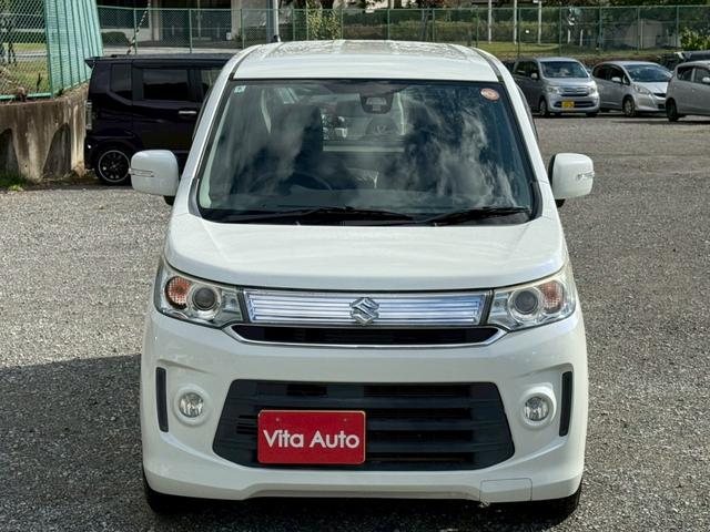 ワゴンRスティングレー X SDナビ フルセグTV スマートキー HIDヘッドライト 衝突軽減ブレーキ シートヒーター 純正14インチアルミ ETC(4枚目)