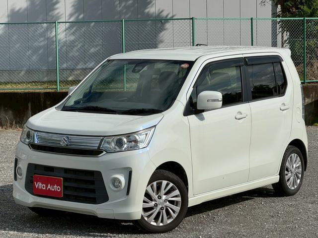 ワゴンRスティングレー X SDナビ フルセグTV スマートキー HIDヘッドライト 衝突軽減ブレーキ シートヒーター 純正14インチアルミ ETC(6枚目)