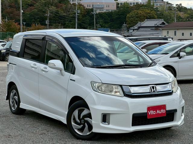 フリードスパイクハイブリッド ジャストセレクション SDナビ フルセグTV リアカメラ スマートキー HIDヘッドライト 両側パワスラ Bluetooth クルコン 純正15インチ鉄 ETC(2枚目)