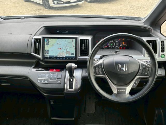 ステップワゴンスパーダ Z メモリーナビ フルセグTV リアカメラ フリップダウンモニター HIDヘッドライト 両側パワスラ Bluetooth クルコン 純正16インチアルミ ETC(16枚目)