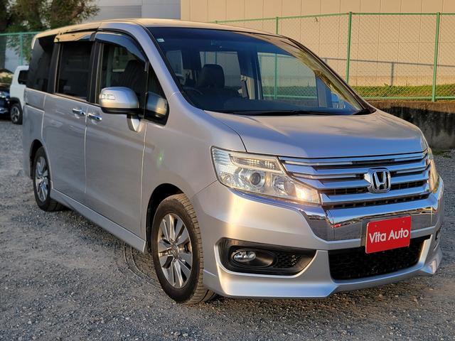 ステップワゴンスパーダ Ｚ　メモリーナビ　フルセグＴＶ　リアカメラ　フリップダウンモニター　スマートキー　両側パワスラ　前後ドラレコ　純正１６インチアルミ　ＥＴＣ（2枚目）