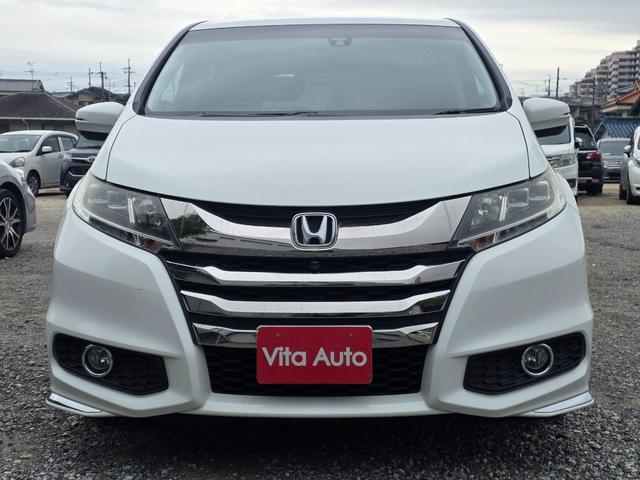 オデッセイ アブソルート メモリーナビ フルセグTV 全方位カメラ フリップダウンモニター スマートキー LEDヘッドライト 衝突軽減ブレーキ 両側パワスラ Bluetooth クルコン 純正17インチアルミ ETC(3枚目)